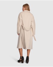 Belle & Bloom - Real Love Double Breasted Maxi Coat