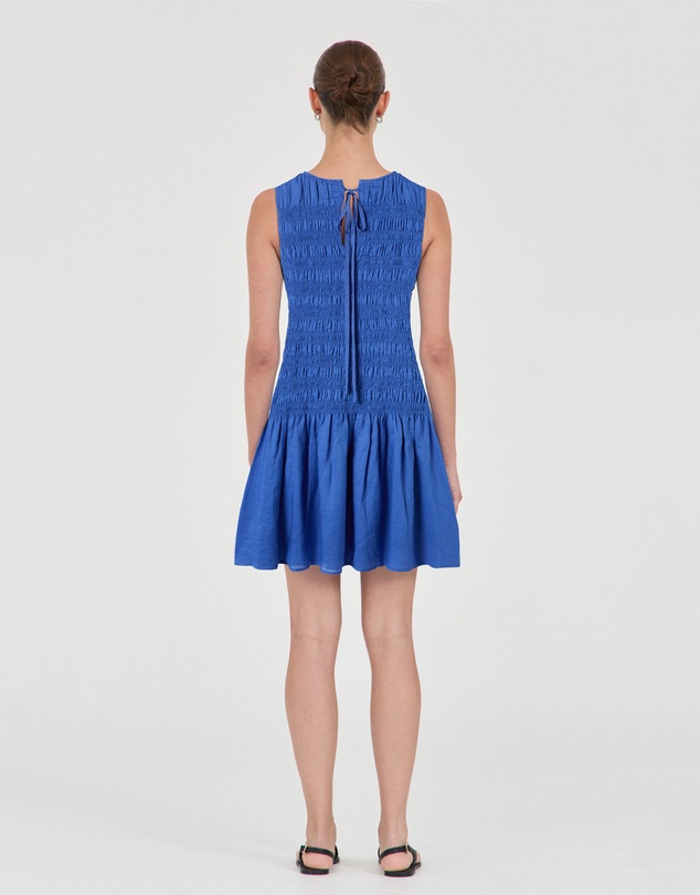 FRIEND of AUDREY - Lily Shirred Mini Dress