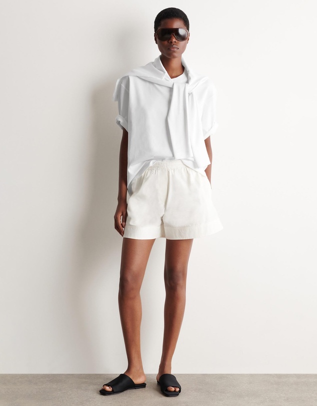 COS - Elasticated Grosgrain-Detail Cotton Shorts