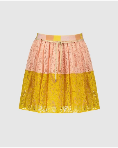 NONO - Nik Colour Block Lace Skirt - Kids-Teens