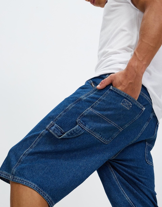 Volcom - Mens Labored Denim Utility Short
