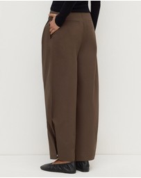 Assembly Label - Jasmine Cotton Adjustable Barrel Leg Pants