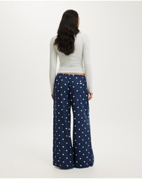 Cotton On Body - Cloud Soft Flannel Wide Leg Pant