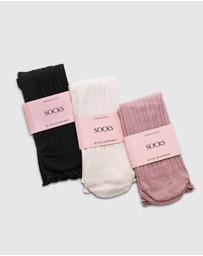 Belle & Bloom - Beloved 3 Pack Socks
