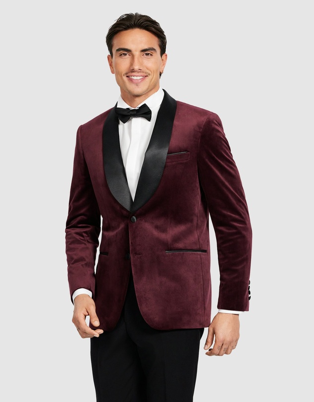Tarocash - Fordham Velvet Tuxedo Jacket