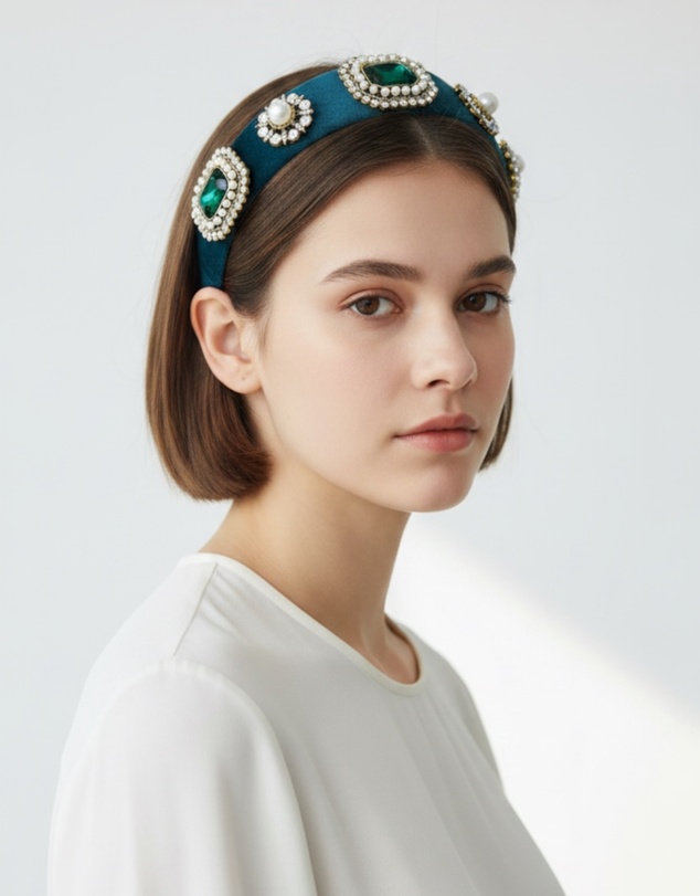 Mossée - Isabella Mixed Stone Headband
