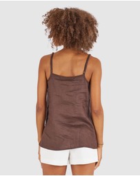 CAMIXA - CAMI-V linen Camisole Top