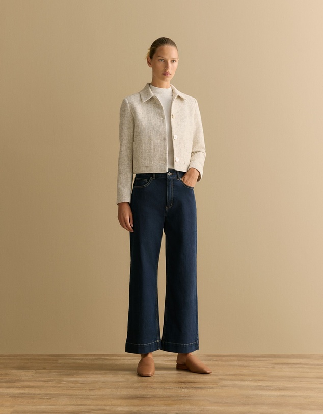 Trenery - Wide Leg Jean in Dark Indigo