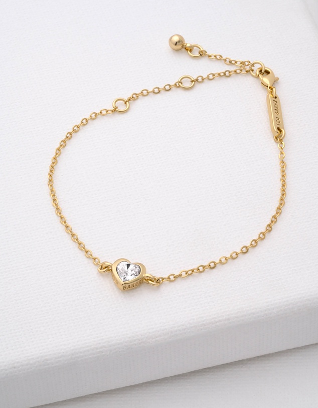 Ted Baker - HANSAA: Crystal Heart Adjustable Bracelet