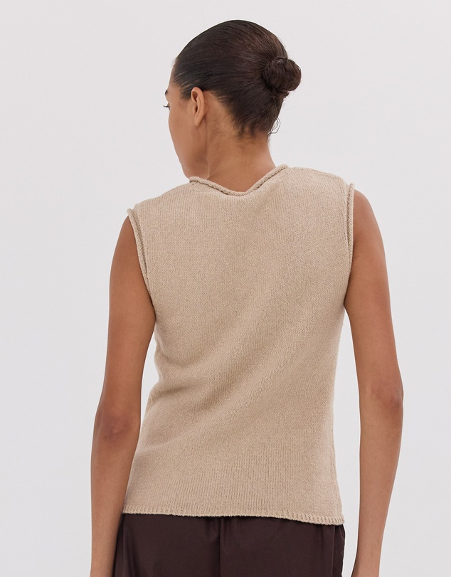 Cloth & Co. - The Rolled Edge Tank | Dune