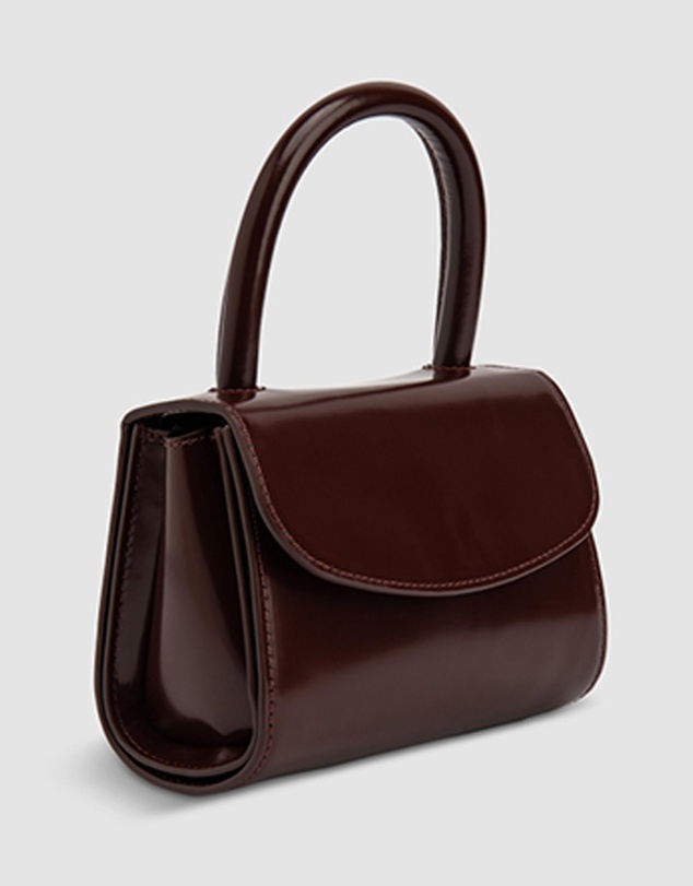 By Far - Mini 2.0 Semi Patent Leather Bag
