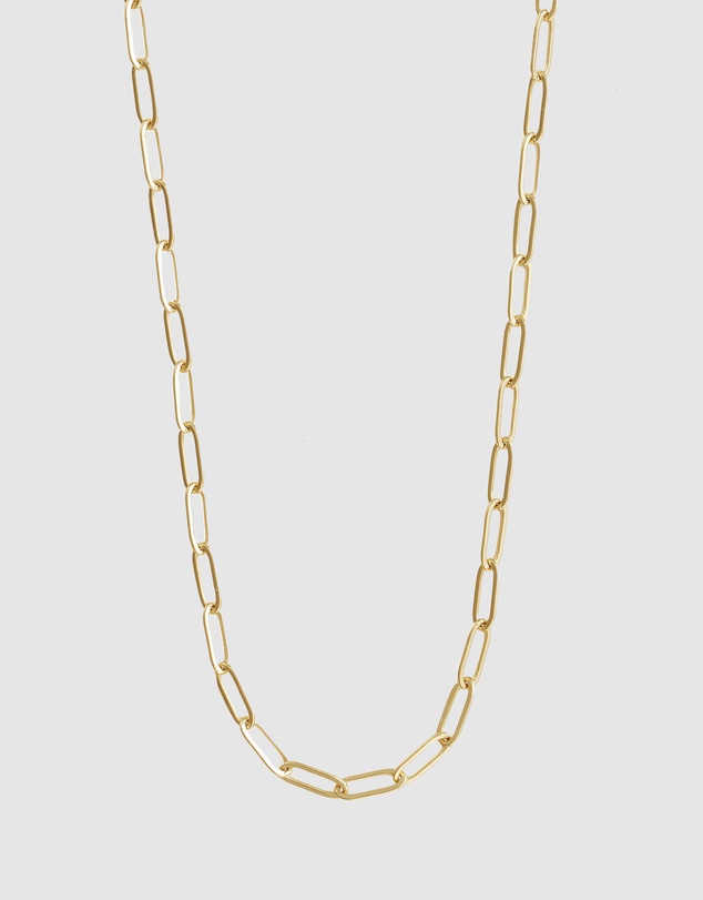 Wanderlust + Co - Harper Chain Link Gold Necklace