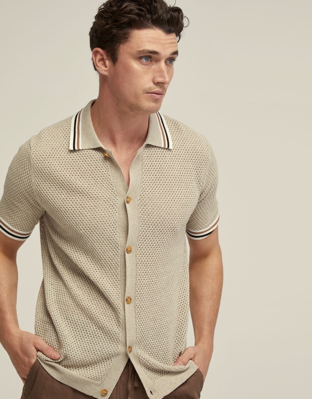 Oxford - Kenji Knitted Shirt