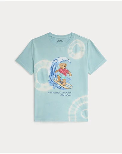 Polo Ralph Lauren - Tie-Dye Polo Bear Cotton Tee - Teens