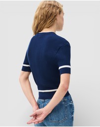 rag & bone - Kassy Rib Short Sleeve