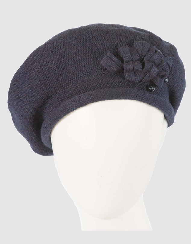 Max Alexander - European Made Navy Soft Wool Beret