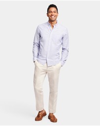 Brooksfield - TEXTURED LONG SLEEVE CASUAL SHIRT