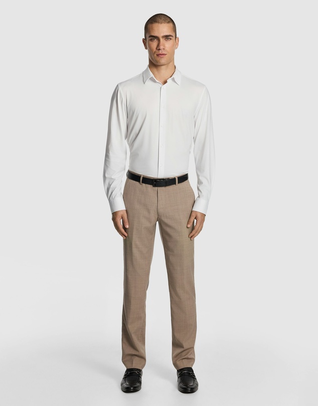 yd. - Pulse Slim Hyper Stretch Dress Shirt