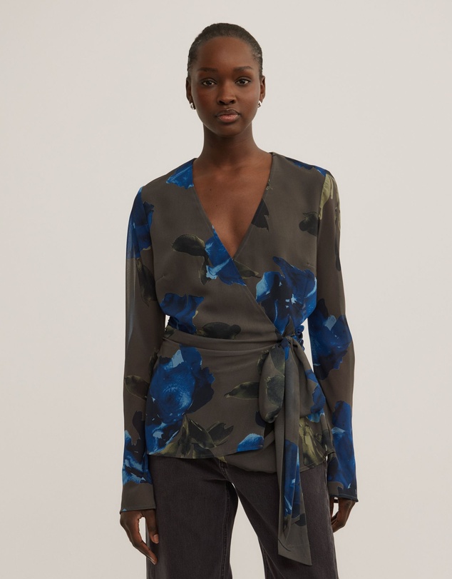 Witchery - Sheer Wrap Shirt