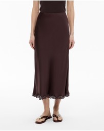 Witchery - Lace Trim Maxi Skirt