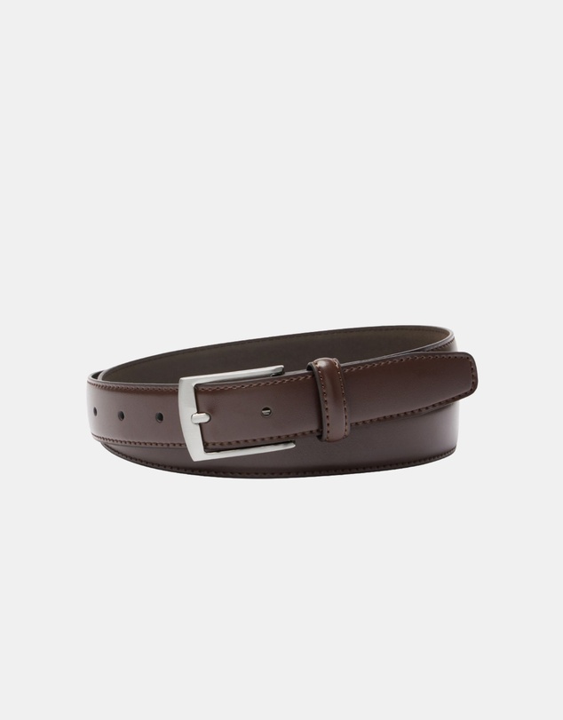 Buckle - Austin. Classic Leather Belt. 30mm width.