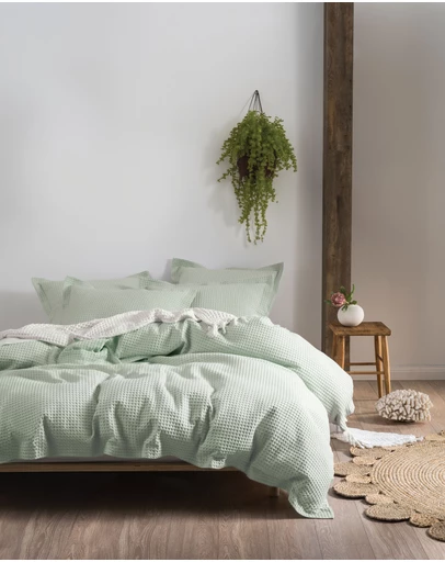 Linen House - Deluxe Waffle Quilt Cover Set