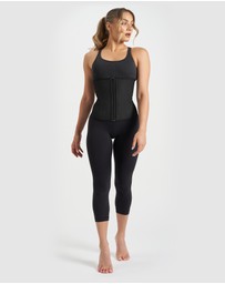 Core Trainer - 9 Flexi Steel Boned Aggressive Zip Waist Trainer
