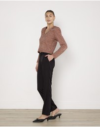 Cirkular - Pre-Loved - Scanlan Theodore Metallic Rose Gold Top