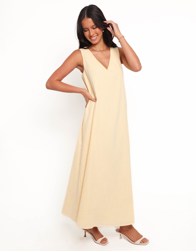 Petal & Pup - Lia Maxi Dress - Lemon