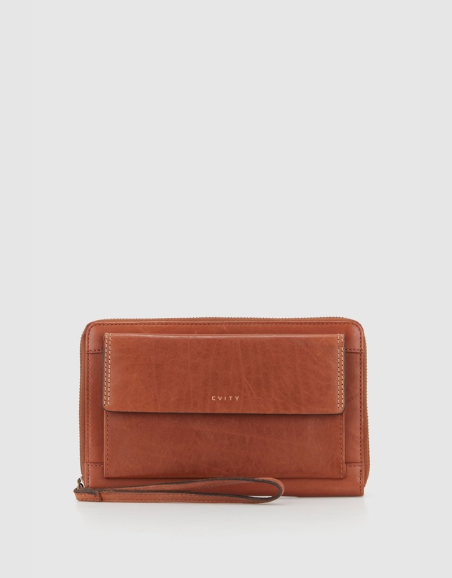 Evity - RFID Payton Leather Travel Wallet