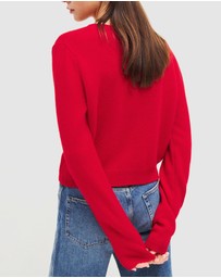 Reformation - Clara Cashmere Crew Cardigan