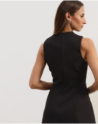 Atmos&Here - Shay Suiting V-Neck Mini Dress