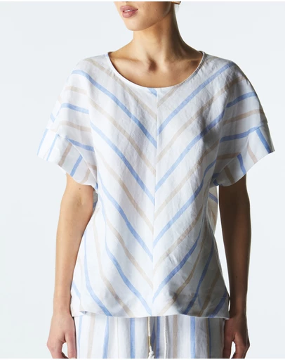 Fate + Becker - Poolside Boxy Top