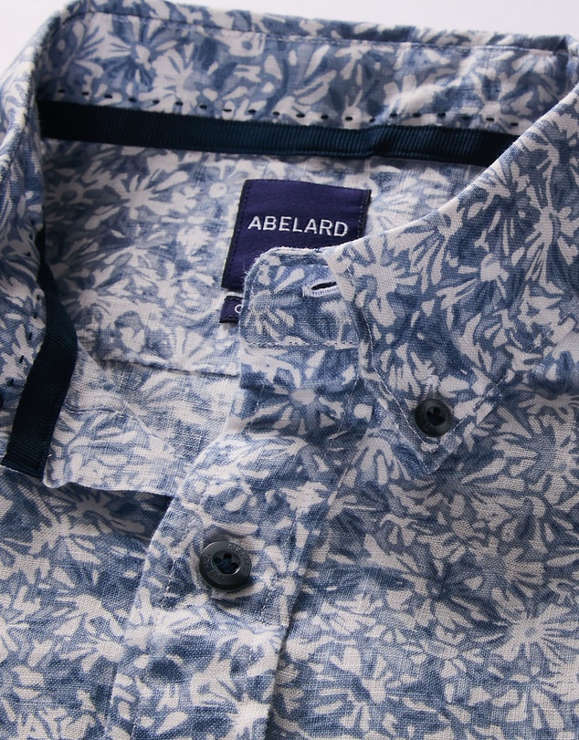 Abelard - Fiori Linen Classic Fit Shirt