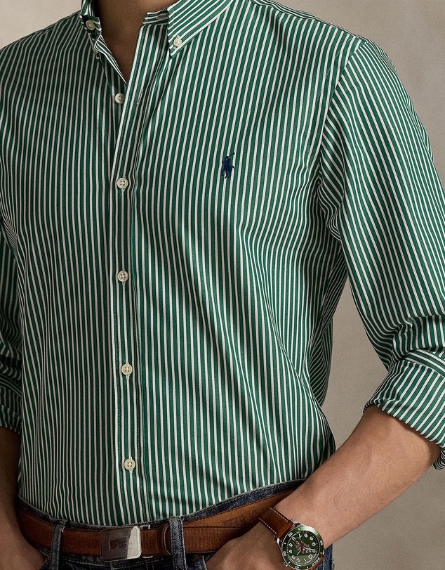 Polo Ralph Lauren - Custom Fit Striped Stretch Poplin Shirt
