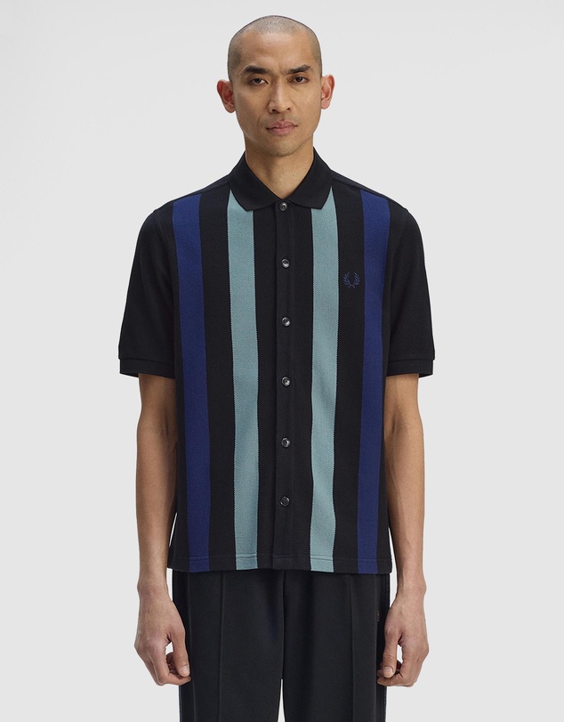 Fred Perry - Vertical Stripe Polo Shirt