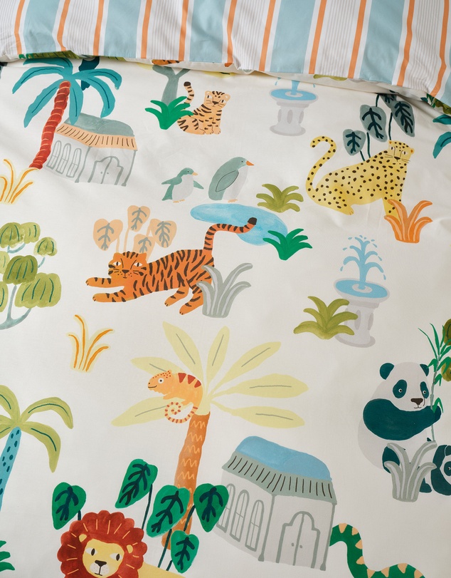 Linen House Kids - Creatures Great and Small Quilt Cover Set