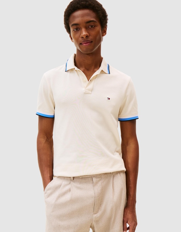 Tommy Hilfiger - Cuff Interest Slim Fit Polo