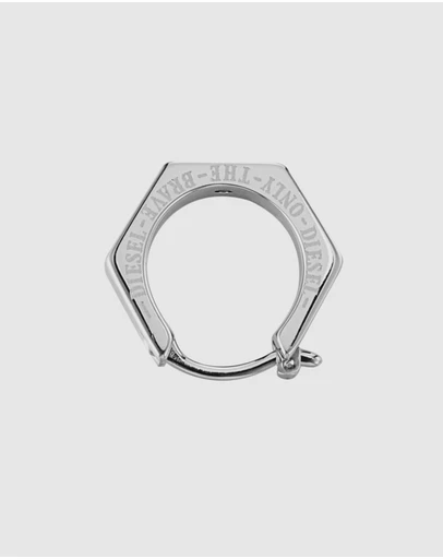 Diesel - Steel Silver-Tone Earring
