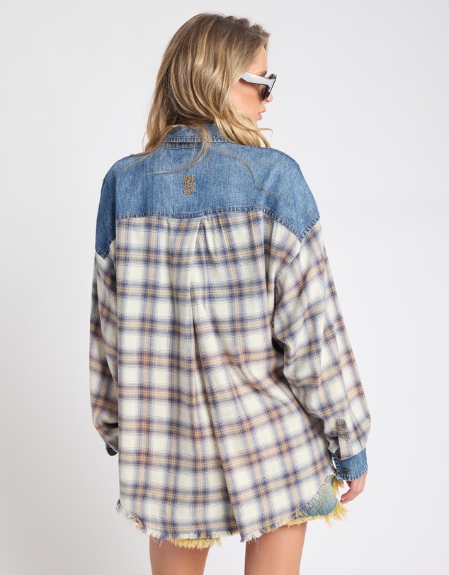 ONE TEASPOON - Oversized Flannel Shirt