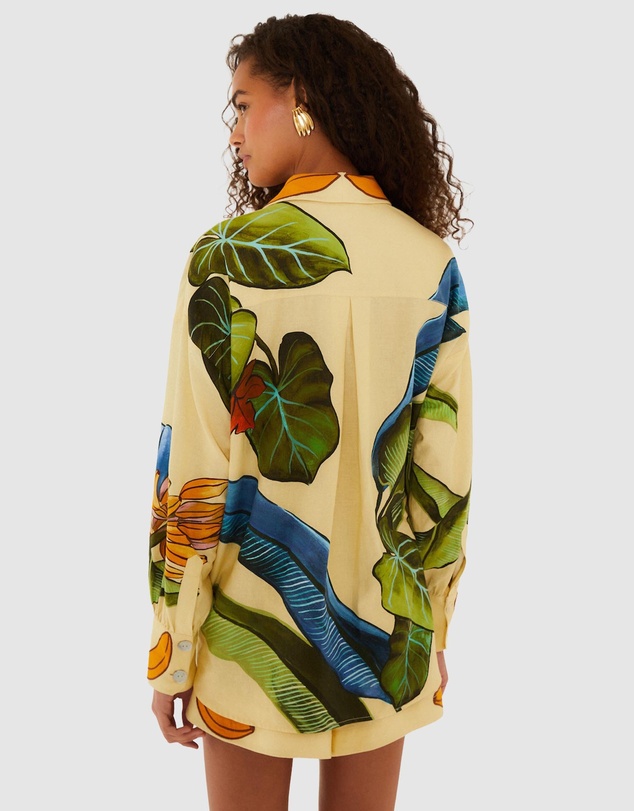 Farm Rio - Banana Grapes Yellow Shirt
