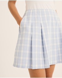 Review - Grace Check Mini Skirt