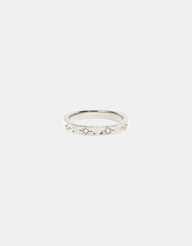 By Charlotte - Sterling Silver Stardust Ring