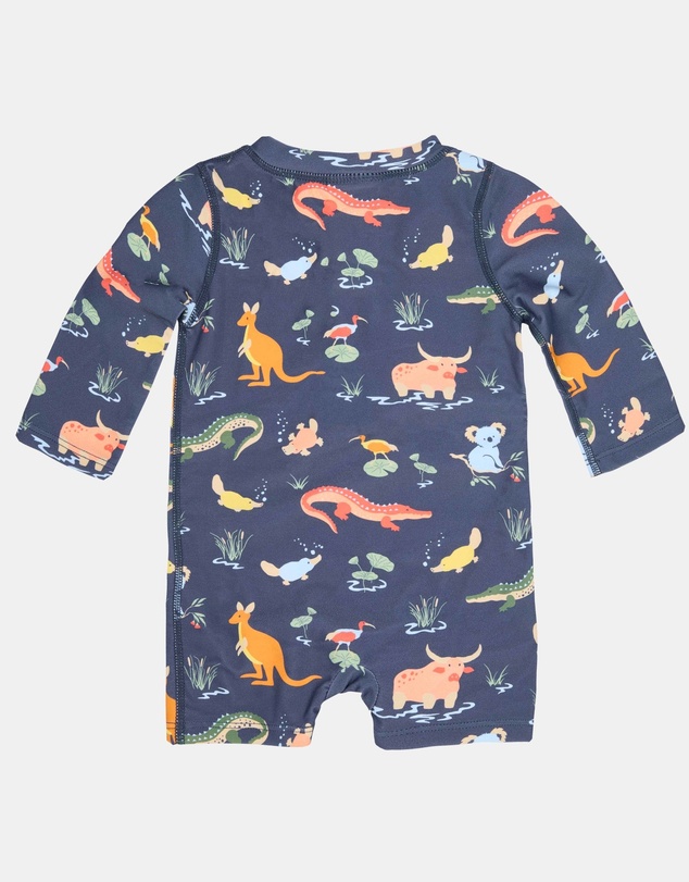 Toshi - Swim Onesie L/S Splash