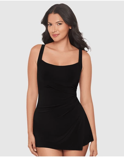 Miraclesuit Swimwear  - Rock Solid Orla Short Swimdress With Underwire Bust Support