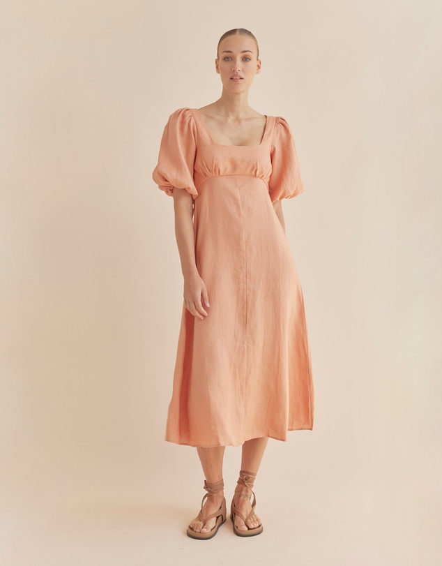 Amelius - Romilly Linen Midi Dress