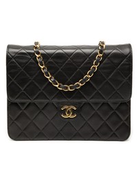 Pre-Loved by Azura Reborn - Pre-Loved Small CC Quilted Lambskin Single Flap