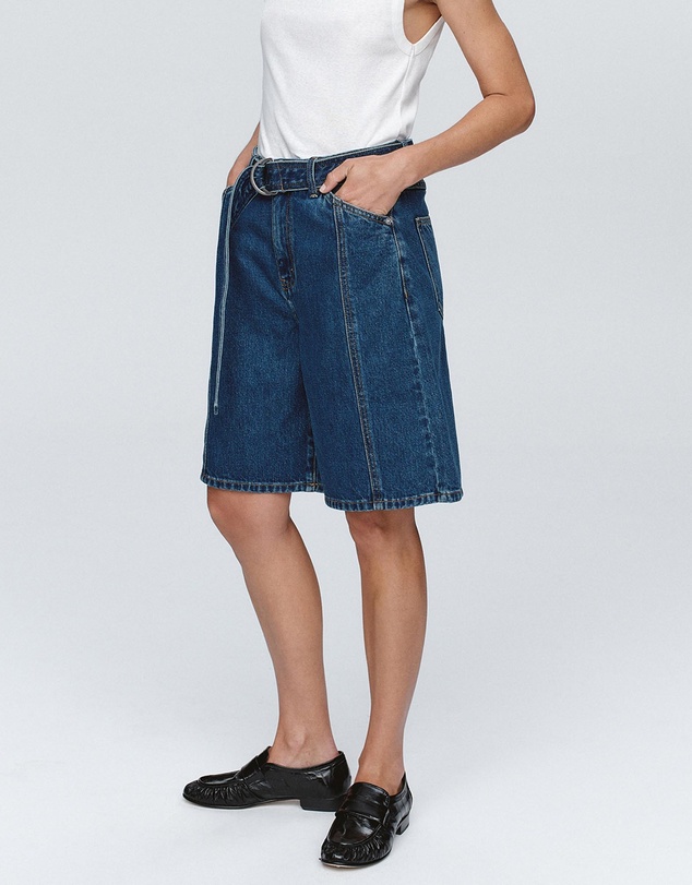Marle - Belted Jean Shorts
