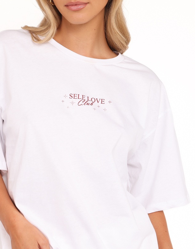 Petal & Pup - Runa Self Love Graphic Tee - White