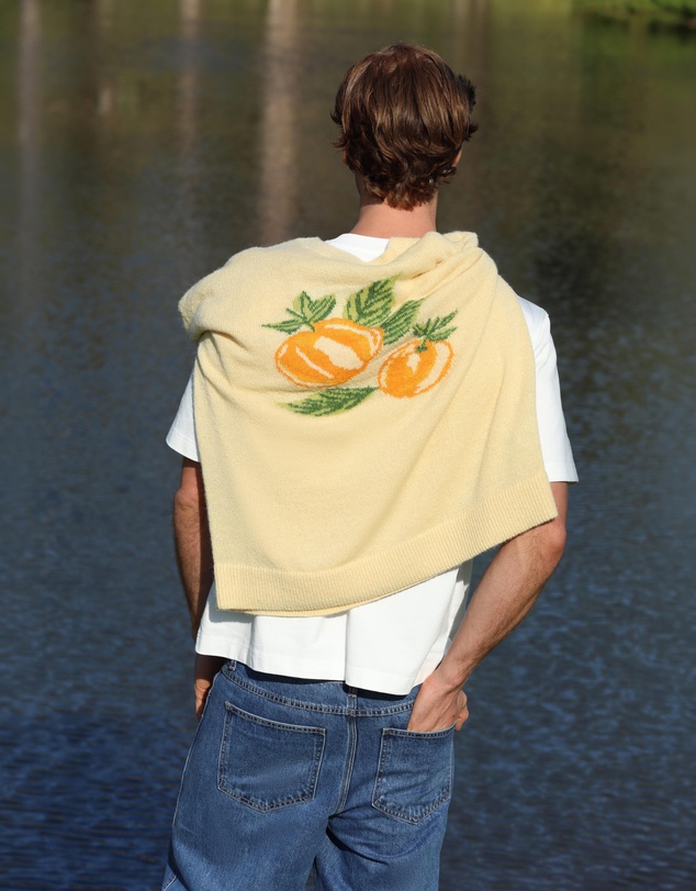 AERE - Citrus Intarsia Knit Jumper